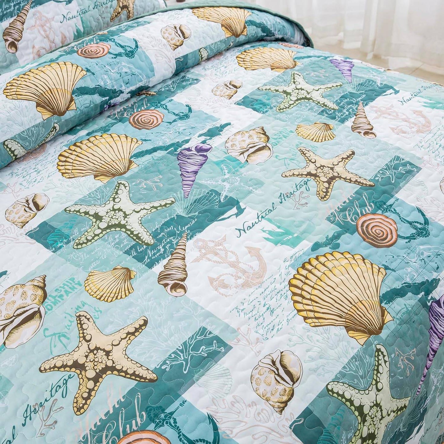 Ceeprints All Season Quilt 3-Piece Set The sound of the sea