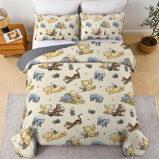 Ceeprints All Season Quilt 3-Piece Set Friendly