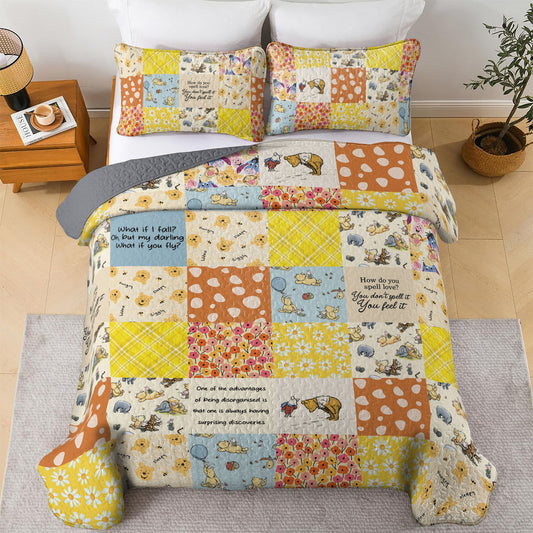 Ceeprints All Season Quilt 3-Piece Set Pooh