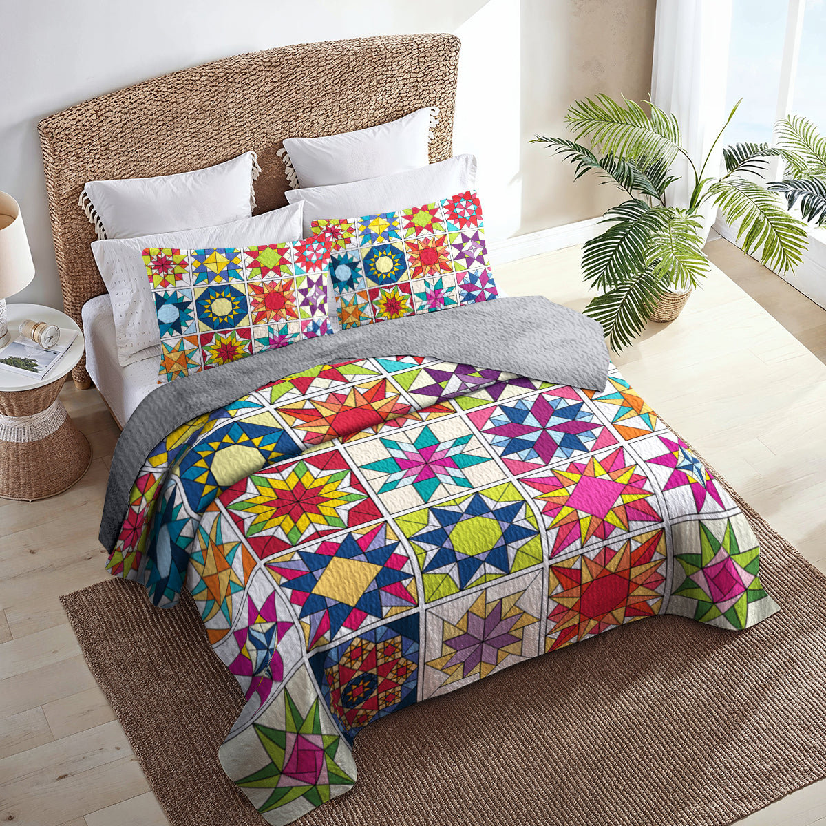 Ceeprints All Season Quilt 3-Piece Set Super Stars