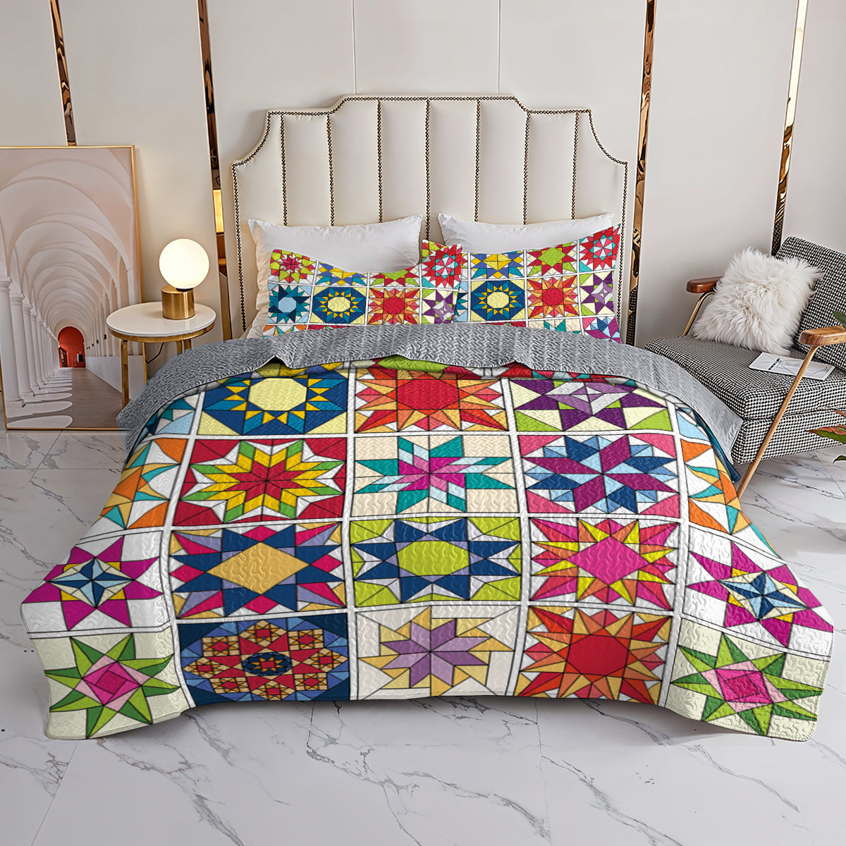 Ceeprints All Season Quilt 3-Piece Set Super Stars