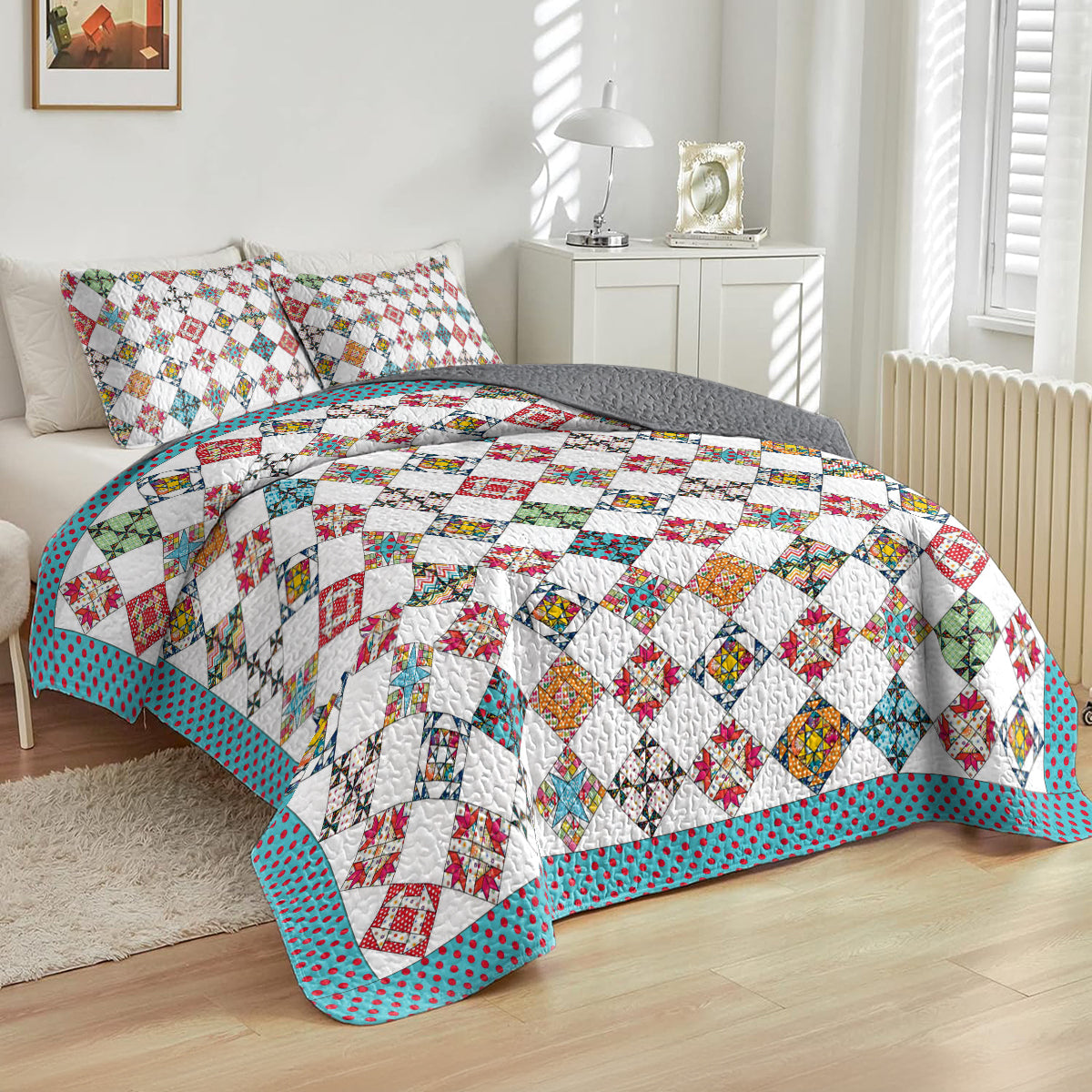 Ceeprints All Season Quilt 3-Piece Set Quilting