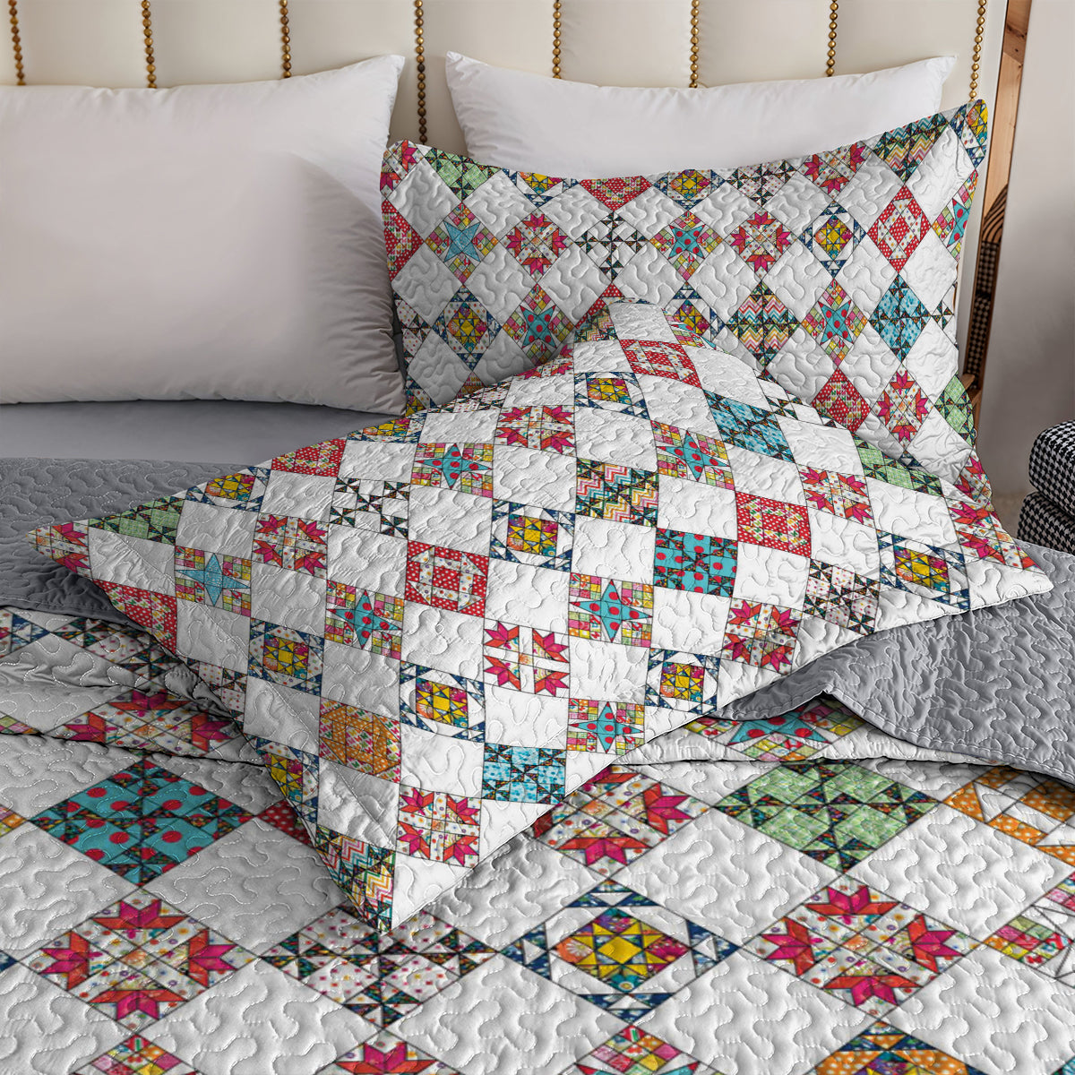 Ceeprints All Season Quilt 3-Piece Set Quilting