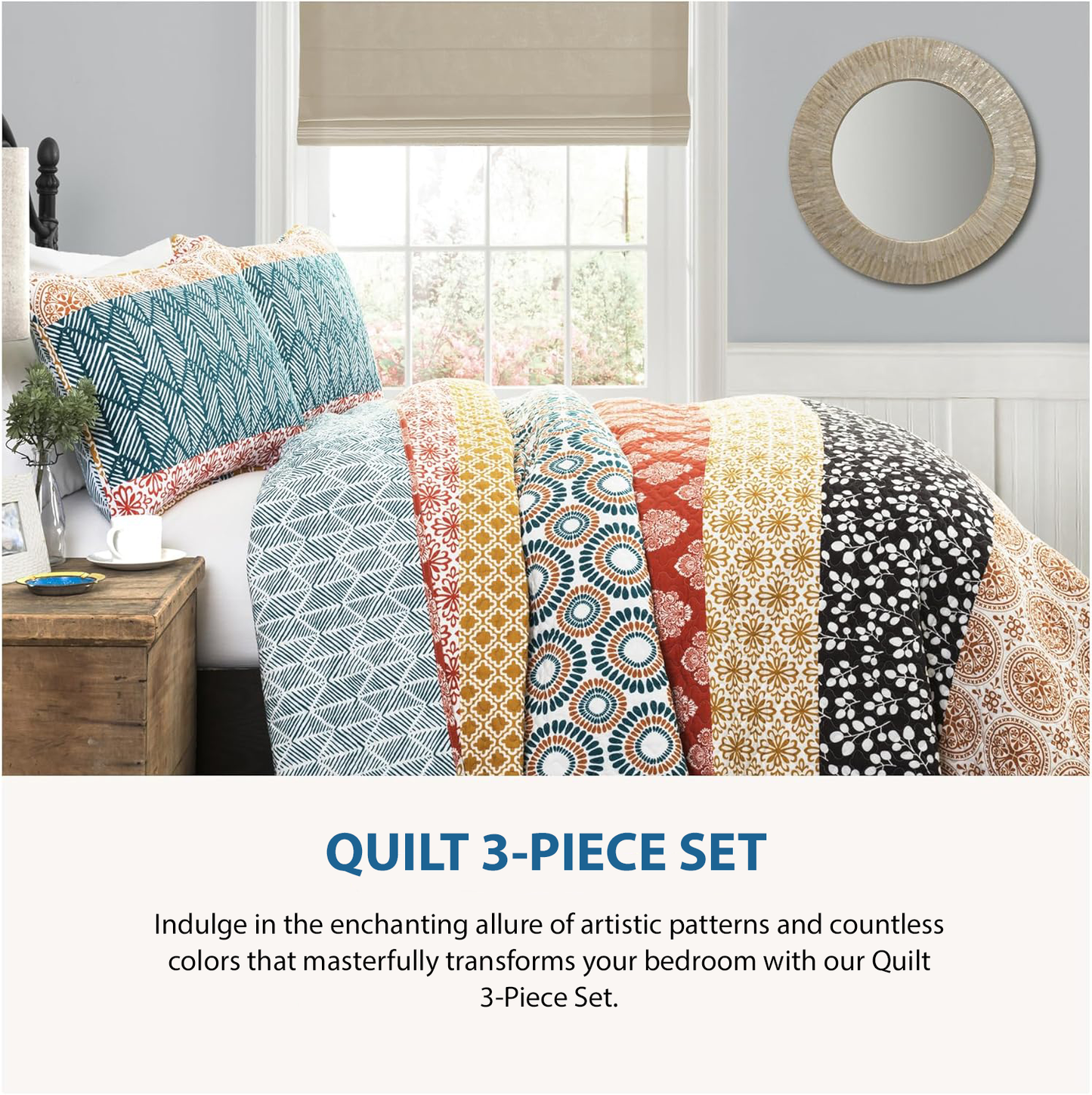 Ceeprints All Season Quilt 3-Piece Set Witch