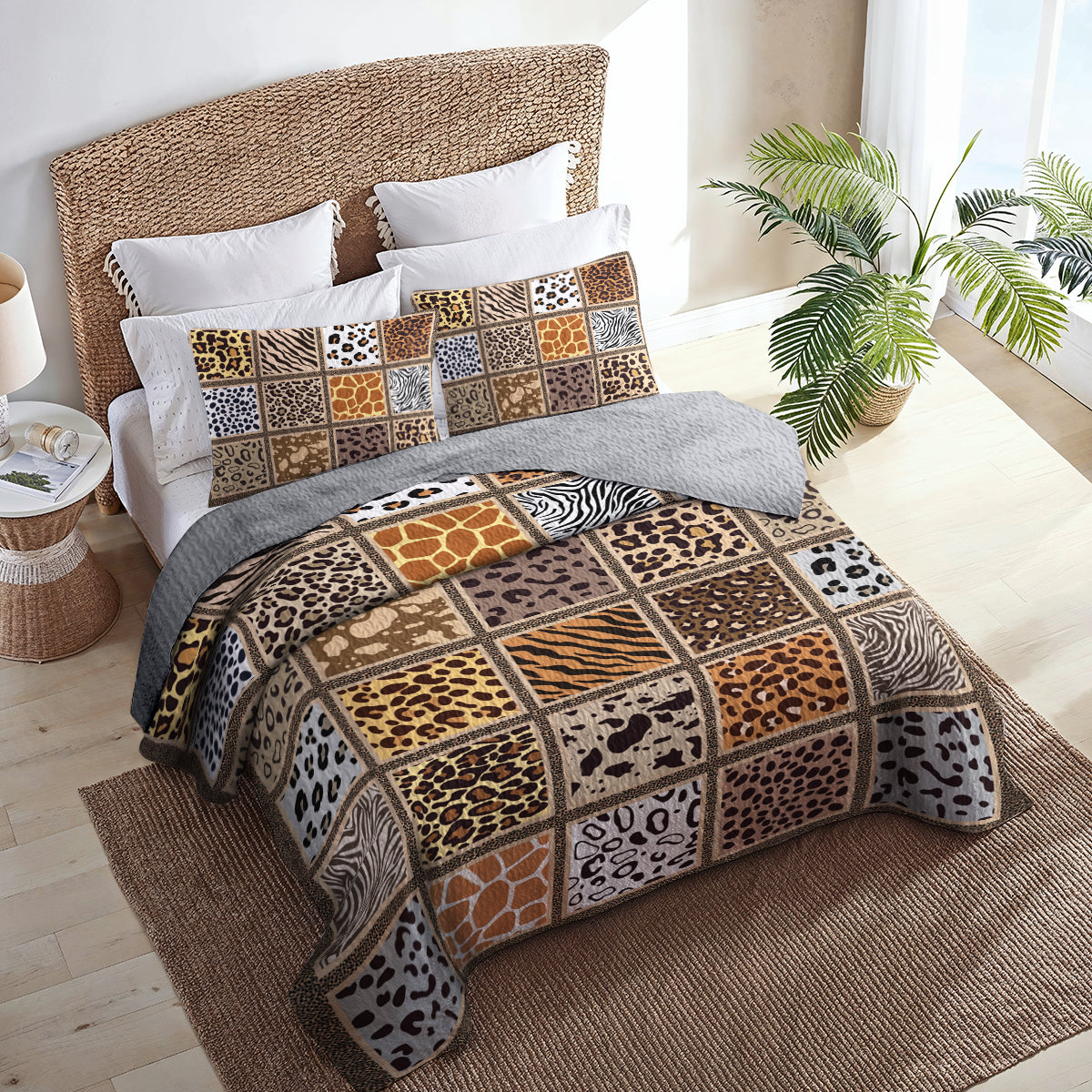 Ceeprints All Season Quilt 3-Piece Set Wild Sleep