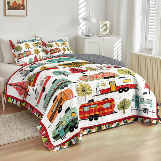 Ceeprints All Season Quilt 3-Piece Set Camper