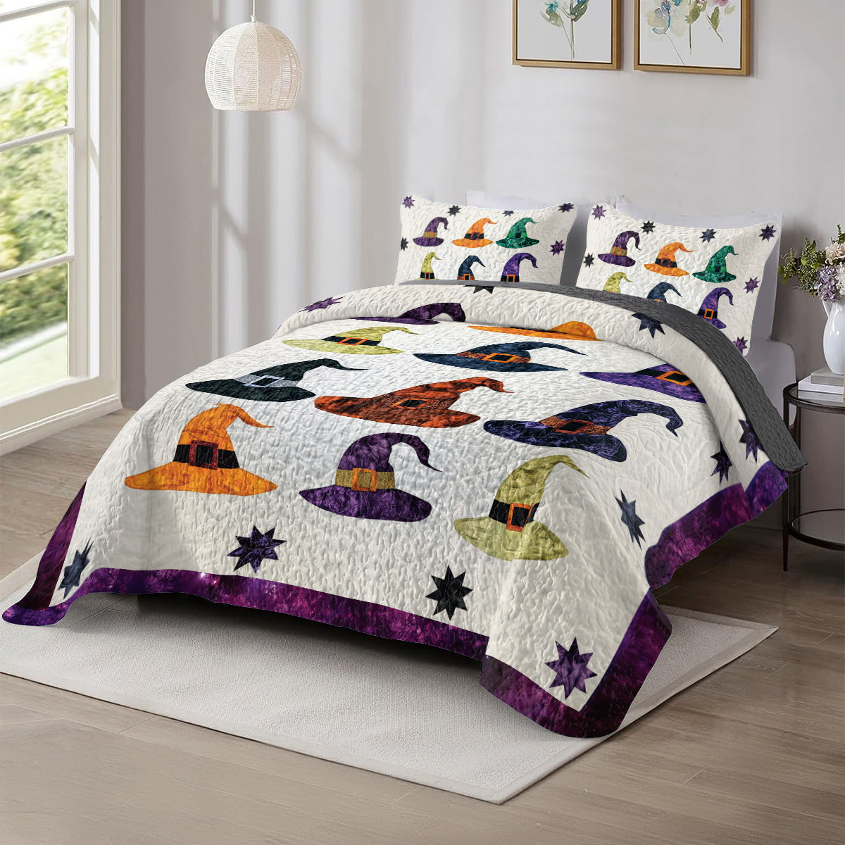 Ceeprints All Season Quilt 3-Piece Set Witch