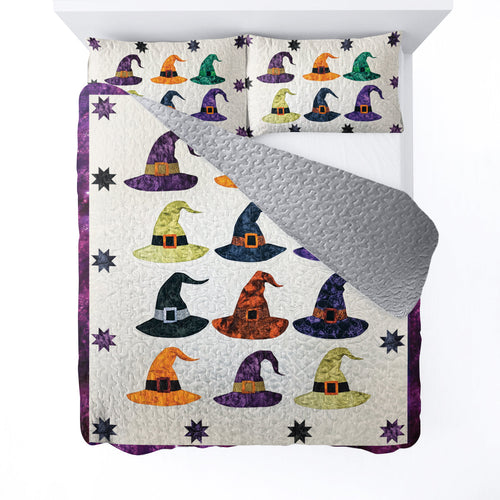 Ceeprints All Season Quilt 3-Piece Set Witch